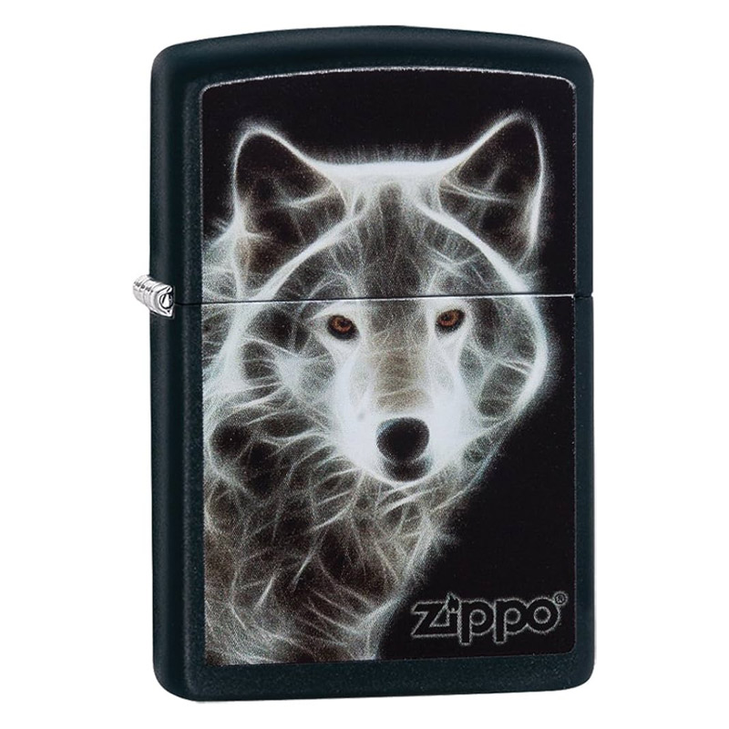 فندک زیپو مدل Zippo 28303 White Wolf