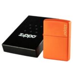 فندک زیپو مدل ۲۳۱ZL Zippo Orange Matte With Zippo Logo
