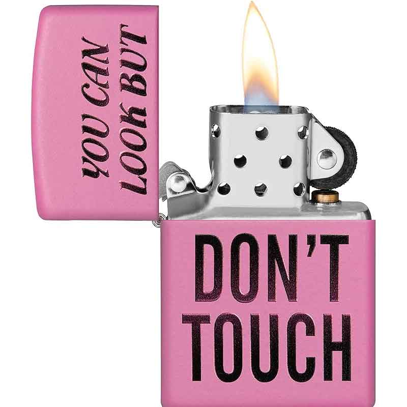 Zippo-Classic-Lighter-238-Ci412262-You-Can-Look-But-Don't-Touch-Design-3