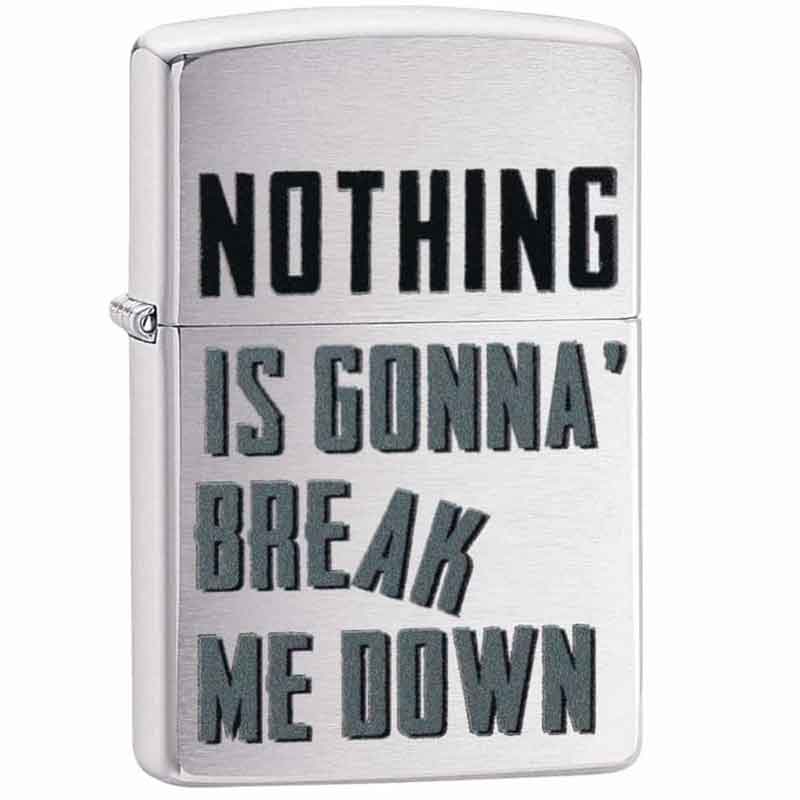Zippo-Nothing-Is-Gonna-Design-Windproof-Lighter
